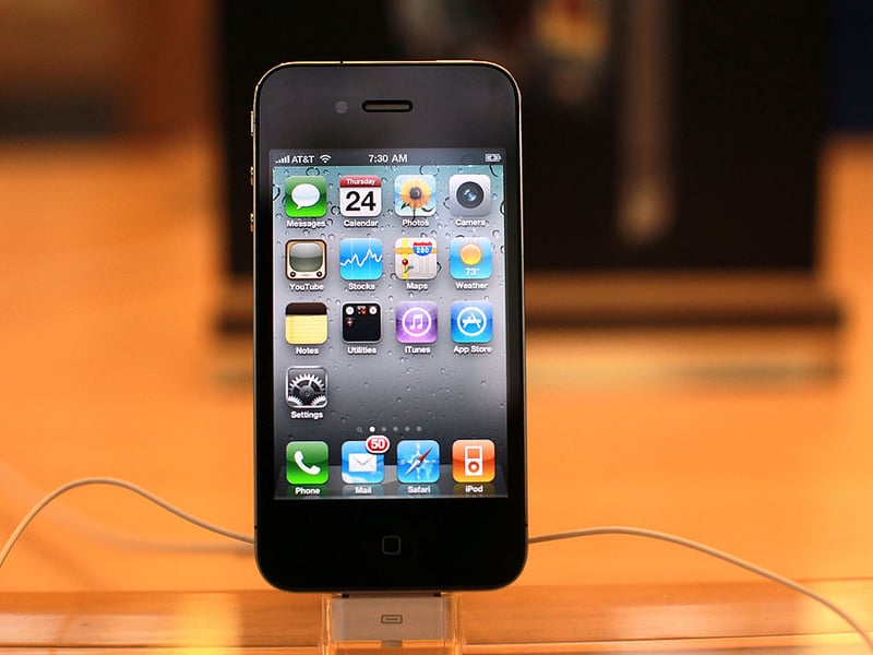 The iPhone 4 arrived in 2010 and was the first major redesign, incorporating a stainless steel frame and glass back. It was the first to have a retinal screen and the all-important front-facing mirror for video calls and selfies. The iPhone 4S followed in 2011 and introduced the Siri virtual assistant, prompting many calls of 'hey, Siri'.