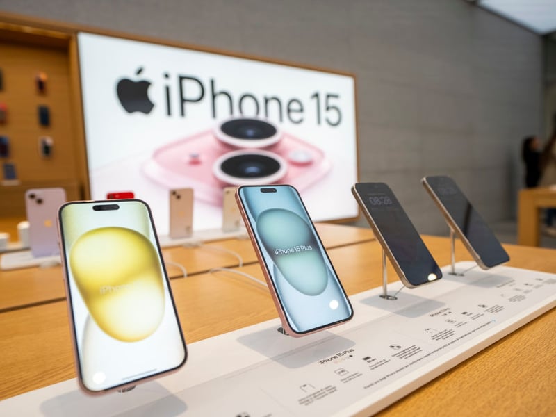 The last new iPhone range until this year's iPhone 16 was 2023's iPhone 15. The big change here was dropping the proprietary Lightning connector for the standard USB-C - meaning iPhone users were no longer retricted to Apple charging leads and accessories. The Pro models saw the introduction of a programmable ' action' button.mute switch and stainless-steel edges with the "Action" button.