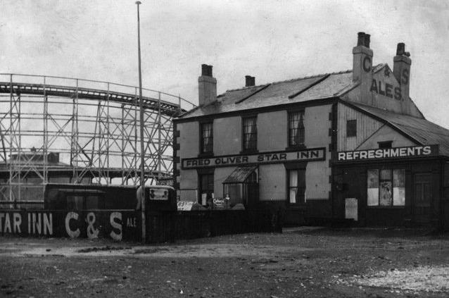 Built in 1931 to replace the original inn, which stood just a few yards from the sea. It was re-opened by the Pleasure Beach under the name The Apple and Parrot, in July 2014 following renovation. The building was shut down for good in 2016