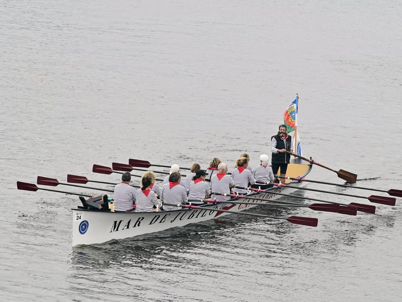 Teams from around the world took part in the ‘Castle to Crane’ - Scotland’s biggest open water rowing race.