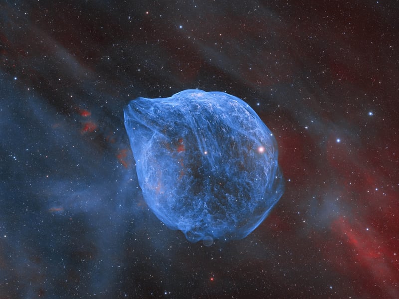 SH2-308: Dolphin Head Nebula by Xin Feng, Miao Gong China