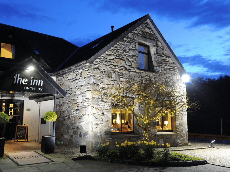 The cozy pub at The Inn on the Tay is just part of the thriving business, which also includes the split level Riverside Restaurant, The Coorie Inn eaterie, The Ootside Inn pub and events space, a riverside terrace and beer garden. There are also six bedrooms for overnight guests. As the name would suggest, it occupies a prime spot overlooking the River Tay in the Perthshire countryside, a short drive away from the tourist town of Pitlochry.