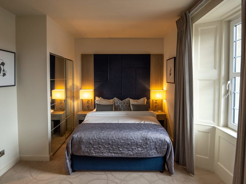 Inside one of the Dunalastair Hotel Suites guest bedrooms.