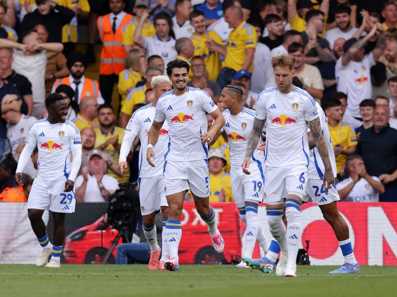 Could stake a claim as Leeds' best player so far this season and most certainly their biggest set-piece threat. Always on the ball and looking to build attacks from the back with crisp passing.