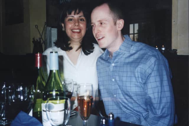 Nigel Thompson with his wife Rosana