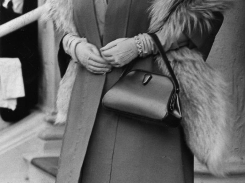 The Queen Mother at the Imperial Hotel in April 1956