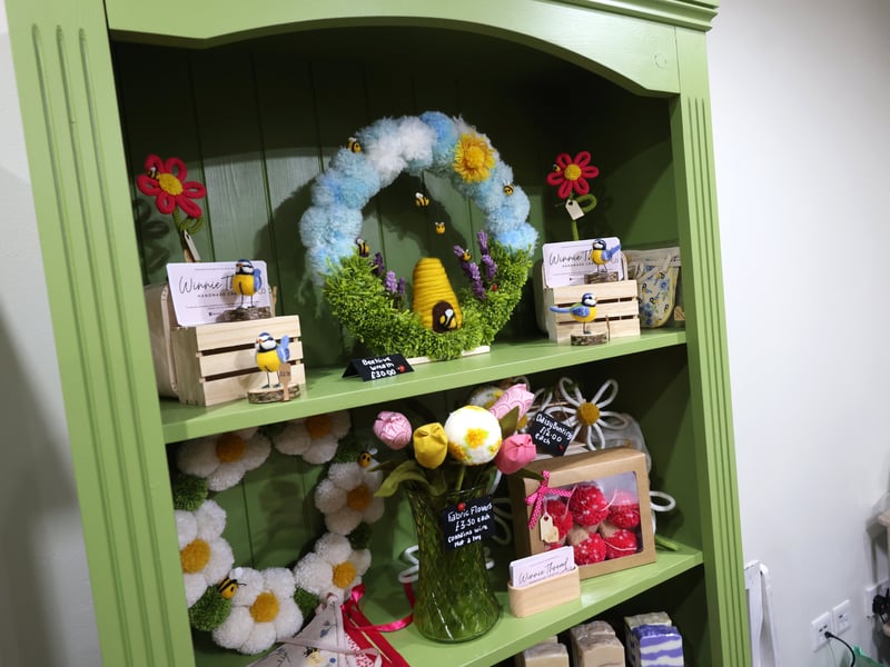 As well as selling their own goods they also stock items from other crafters in the area.