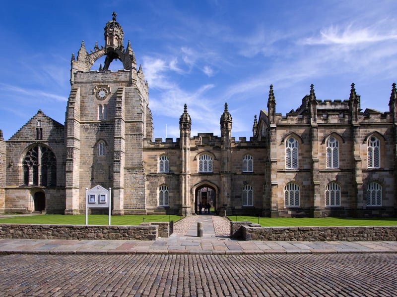 The King's College building at Aberdeen University. The university has placed 12th in the Guardian's rankings, the same placing as last year, and second highest overall for Scotland. The institution recorded a Guardian rating of 73.3 out of 100