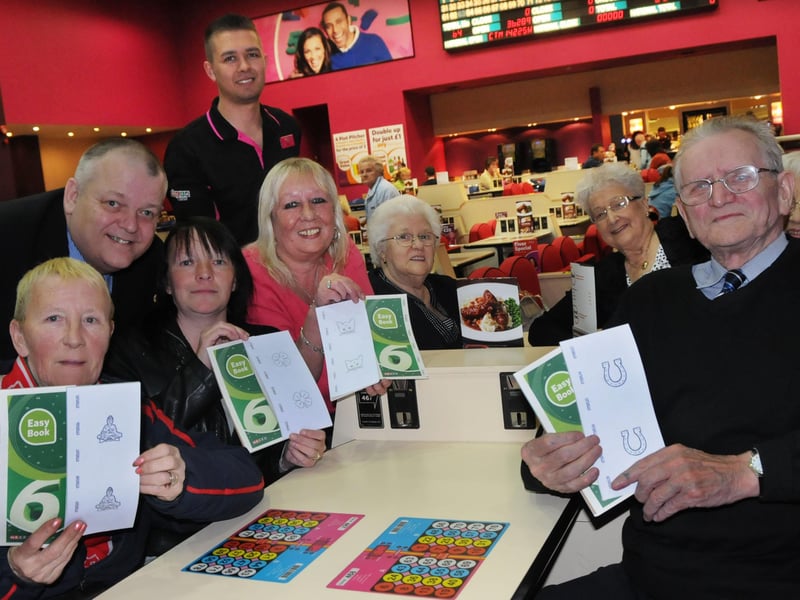 Staff and regulars at the Mecca Bingo played a special Friday the 13th session in 2012.
They had specially stamped bingo cards to hopefully strike it lucky.