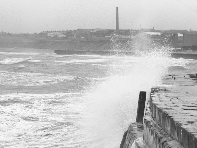 There wasn't a single ship movement in Sunderland on Friday, December 13, 1957.
Heavy seas and gale-force winds left nine ships stormbound in the South Docks.