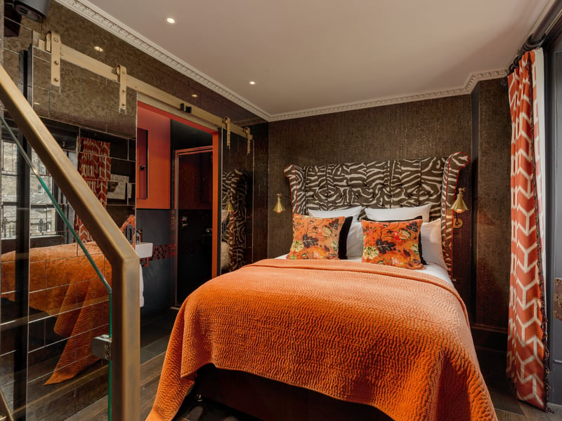 One of the property's seven double bedrooms.