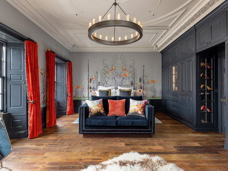 Another of the townhouse's immaculate public rooms.
