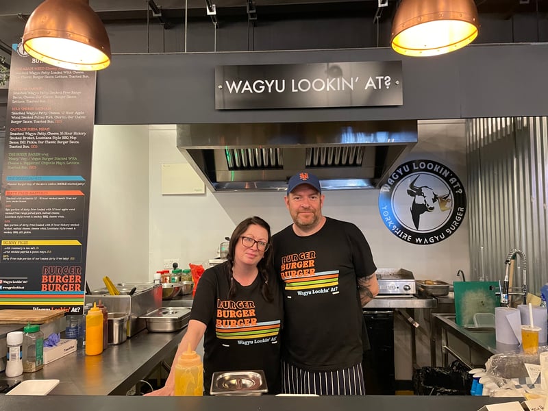 Leeds-favourites Wagyu Lookin' At?, which often takeover Trinity Kitchen, will be at the new food hall for the next three months. 