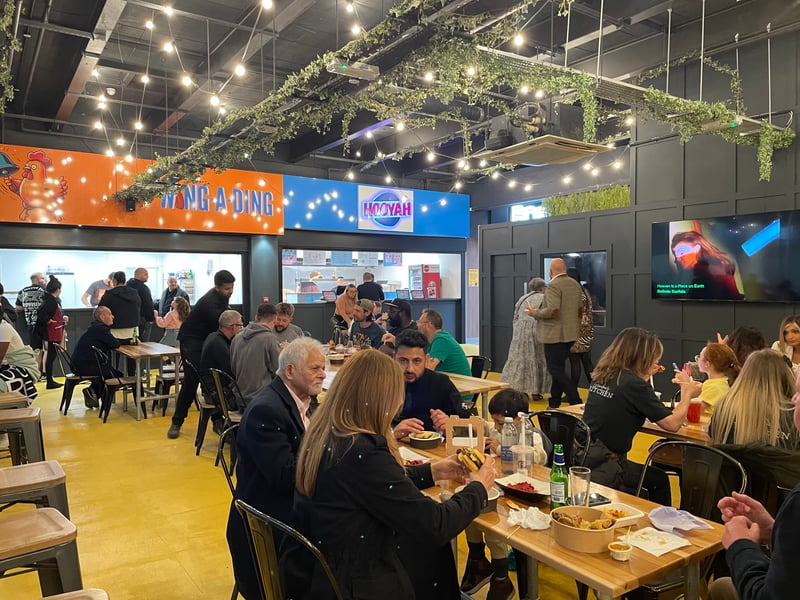 Rate My Takeaway star Danny Malin is behind the new food hall in Huddersfield. He has carefully selected each vendor - his favourites - to level up the food offering in the city. 