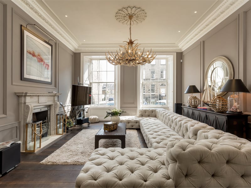 There is no shortage of places to get comfortable in this townhouse.