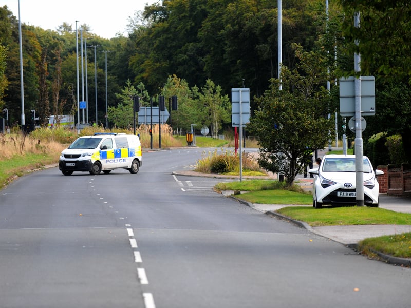 Leeds Ring Road shut down.