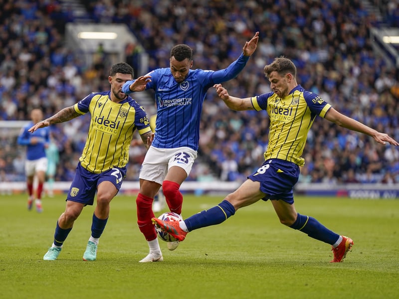 Josh Murphy was Pompey's man of the match against West Brom