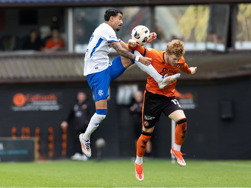 The Gers were solid, if unspectacular, in the 1-0 win over Dundee United and the defensive work of Jefte had a big part to play in that. Rated at 7.8 for his performance, the Brazilian had a 86% passing accuracy rate, 100% dribbling and accurate long ball rate, and won six of his seven ground duels.