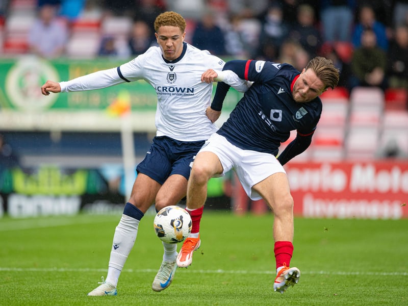 The second of three Ross County players in this weekend's team, Chilvers completed the most dribbles and made the most tackles in the Staggies win over Dundee. He also grabbed a vital assist. Rated at 8.1 for his performance.