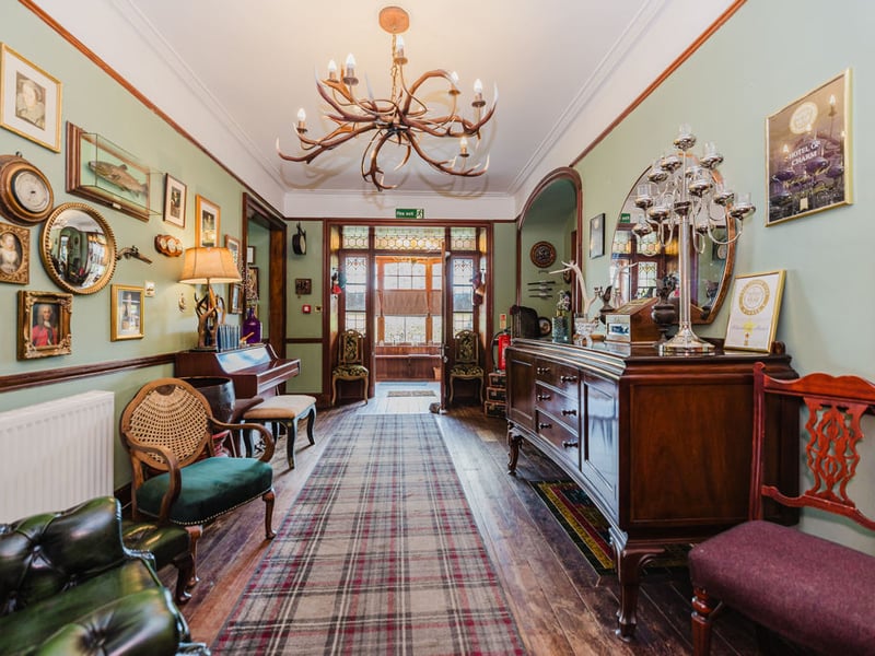 The welcoming entrance hall.