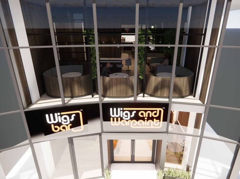 Hair Salon Wig & Warpaints Photo: Wigs and Warpaint/Kennedy Beach Architects at The Plaza on Fitzwilliam Street, has applied to open a bar and kitchen on a first-floor mezzanine.
- https://planningapps.sheffield.gov.uk/online-applications/applicationDetails.do?activeTab=documents&keyVal=SW4UQDNYGHD00