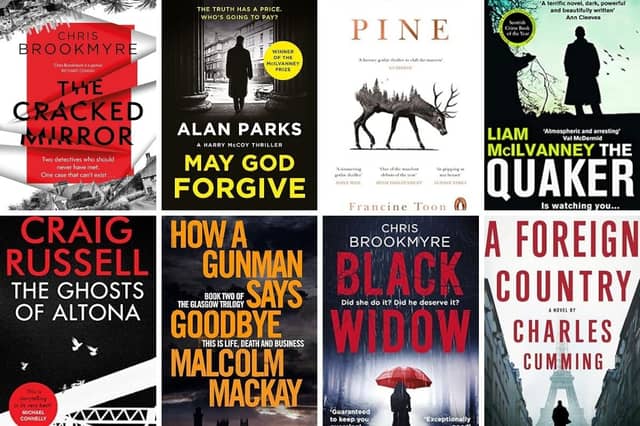 Some of the books to have won the McIlvanney Prize for the borth Scottish crime novel of the year.