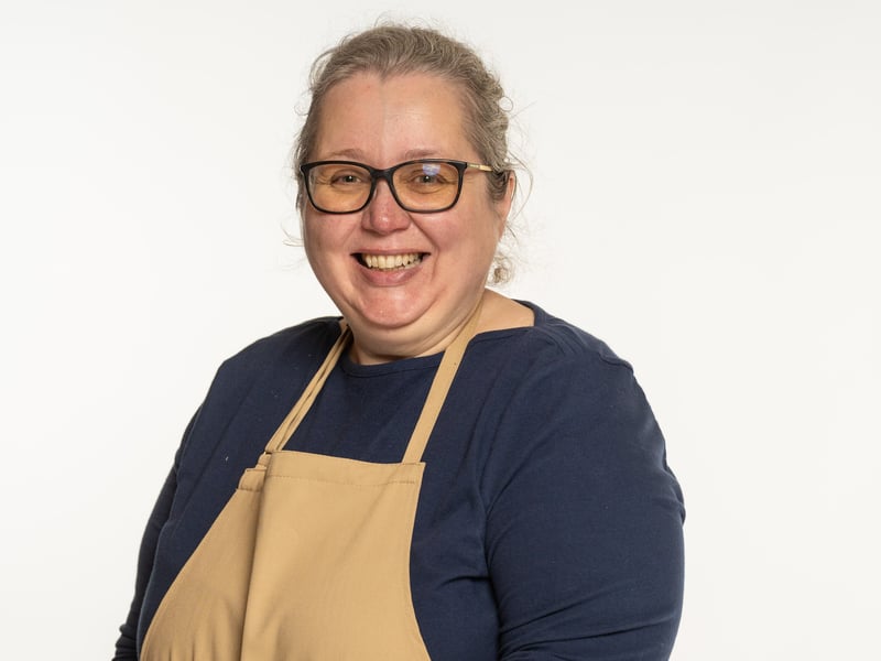 Also from Lancashire is 53-year-old senior category manager Gill. Speaking on her love of baking, she says she can't remember a time when she didn't and has spent time raising money for charity by baking in the past. Outside of baking, Gill was also the UK's youngest driving instructor, aged 21, in 1993.