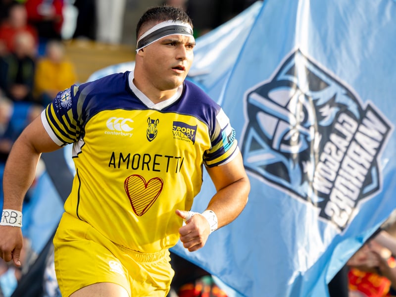 Of the 10,000 simulations which were run, the Italians finished bottom of the table every single time. The supercomputer predicts they will lose all 18 matches and collect just nine bonus points. Zebre's Danilo Fischetti is pictured in action during a match at Scotstoun last season.