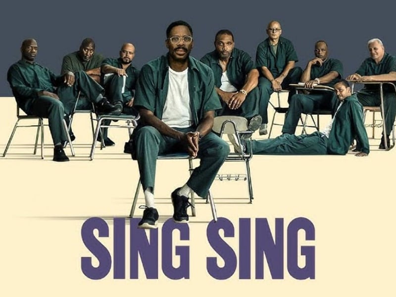 With odds of 15/2, prison drama 'Sing Sing' is fifth favourite with the bookies for Best Picture. Directed by Greg Kwedar and starring Colman Domingo, it's based on the real-life Rehabilitation Through the Arts program at Sing Sing Maximum Security Prison, and features a cast of former prisoners.