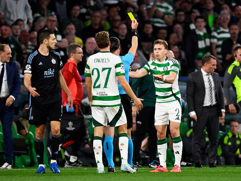 At the heart of Celtic's strong performance right from the off. He clipped in a lovely ball for an early Maeda chance and was a constant menace in attack, winning the penalty kick in the second half when he pipped Ignatenko to the ball. His only moment of disappointment came when he was booked on 22 minutes for flattening Weiss - although the Celtic fans probably enjoyed the foul on the ex-Rangers man! Replaced by Anthony Ralston when the game was over. 8