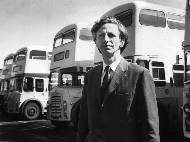 Blackpool Transport manager Derek Hyde in 1974
