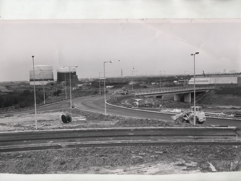 Construction of the M55 in 1974