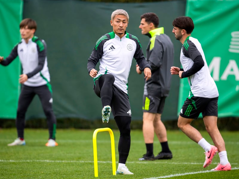 The winger will offer Celtic his usual energy in the final third, with Brendan Rodgers admitting he "doubts there's anyone better in world football" than the Japanese star when it comes to pressing the opposition.