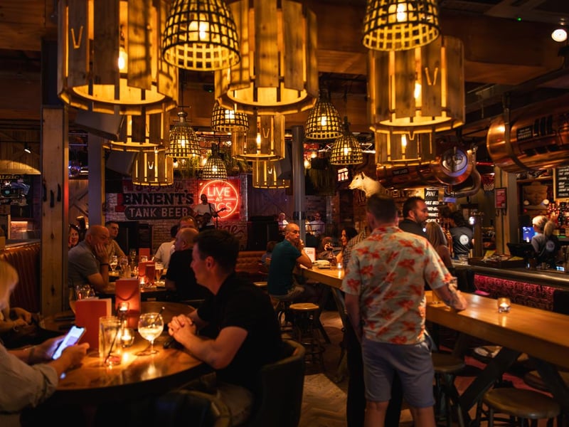 The bar has become a real social hub for the Prestwick community.