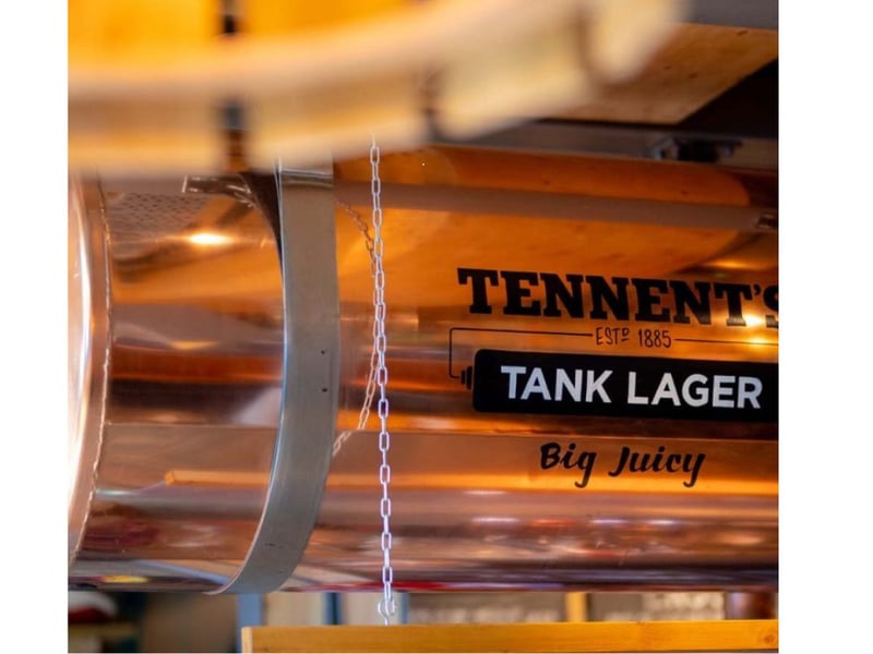Vic's is one of the few places that serves Tennent's Tank Lager - unpasteurised beer that's delivered straight from the Glasgow brewery and poured from huge copper tanks.
