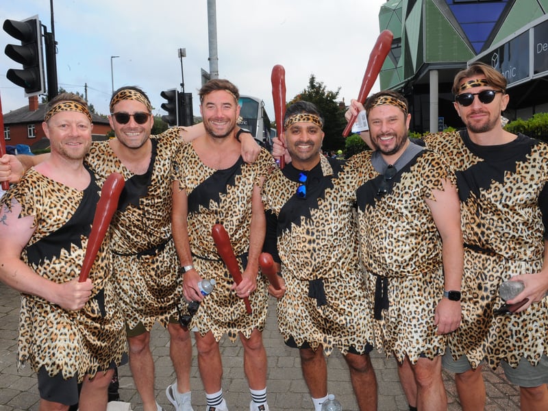 Cave men dress to impress