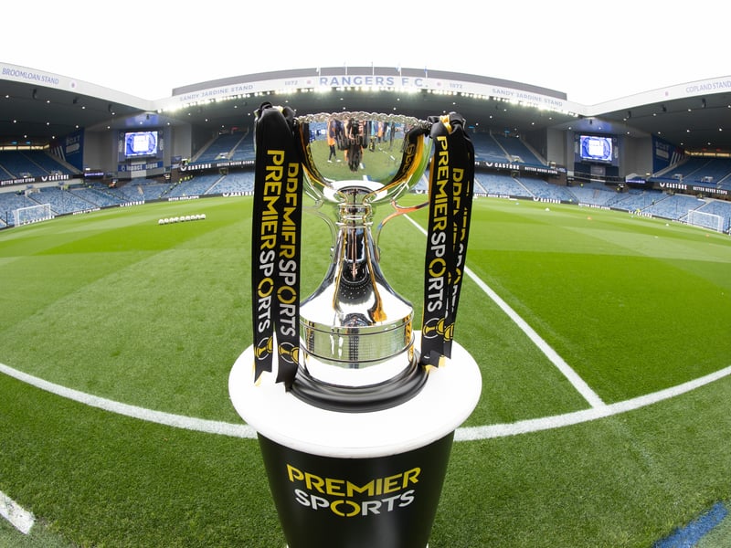 Holders Rangers put the Premier Sports Cup trophy on display at Ibrox ahead of their quarter-final against Dundee.
