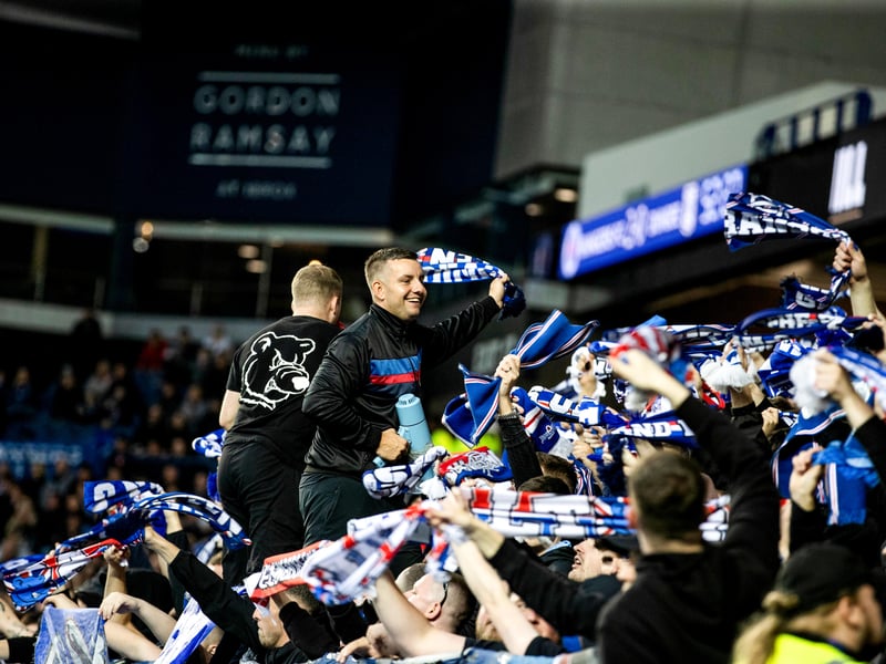 Rangers fans enjoyed their return to Ibrox Stadium after spending the early part of the season at their temporary home of Hampden Park.