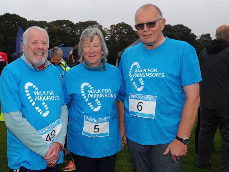 Pictured, from left, are Nick Nicholson, Jane and Gerry Standerline.