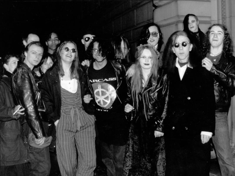 Friday night ravers at Sheffield City Hall in April 1994