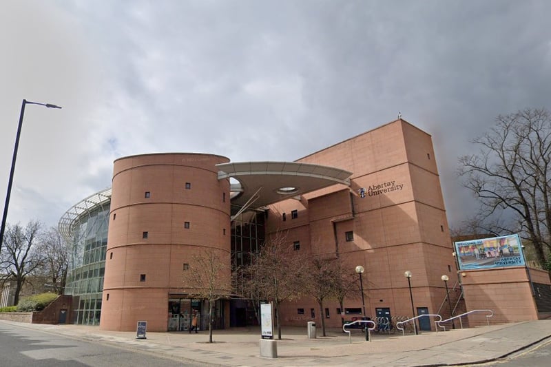 A total of 86.5 per cent of students at Dundee's Abertay University were happy with the standard of teaching. The institution came 12th in Scotland in the overall rankings.
