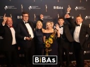 Everyone celebrating the BIBAs Awards hosted at the Blackpool tower ballroom