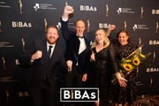 Everyone celebrating the BIBAs Awards hosted at the Blackpool tower ballroom