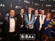 Everyone celebrating the BIBAs Awards hosted at the Blackpool tower ballroom