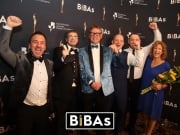 Everyone celebrating the BIBAs Awards hosted at the Blackpool tower ballroom