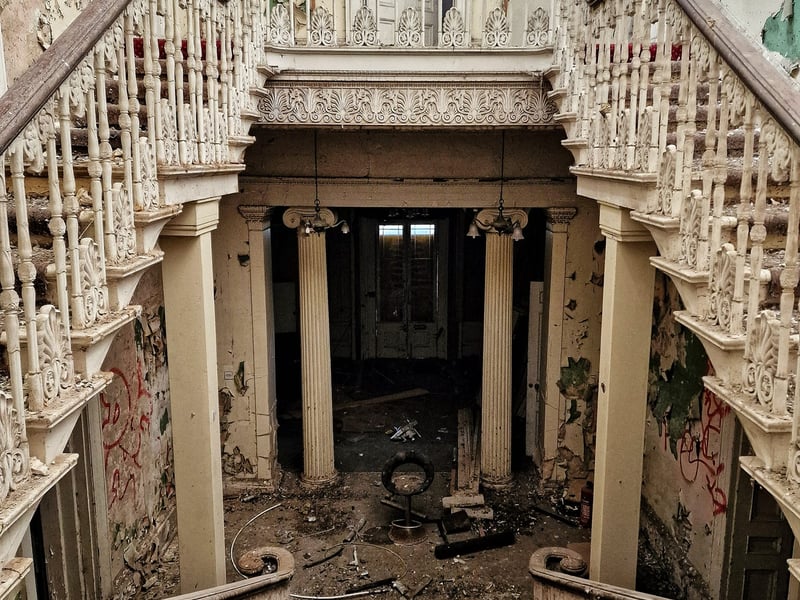 He said: "I've been wanting to explore and document this building for ages but every time I've checked its been sealed tight!"