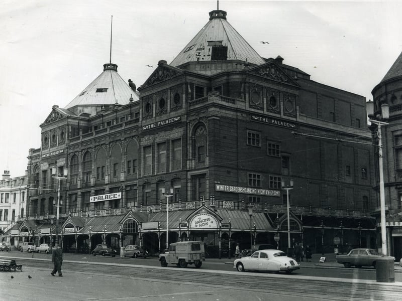 Originally known as the Alhambra which opened in 1899, the Palace Theatre opened in 1904 and closed in October 1961 to make way for Lewis's department store which opened in 1964 and closed in 1993