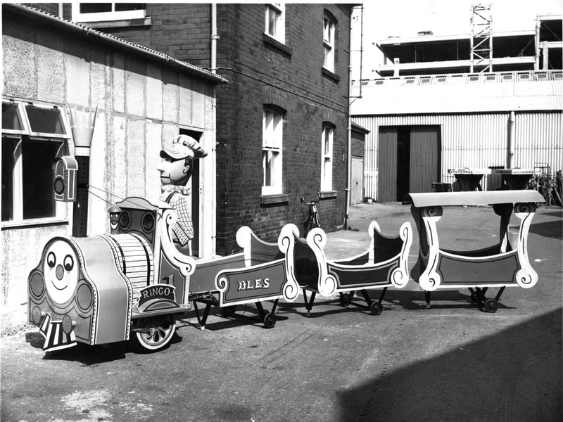 The Zany Ville Train at the Lights workshops in 1964
