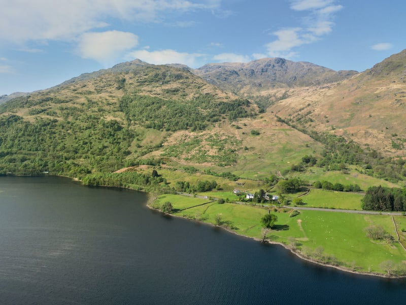Stuckendroin Estate is less than a mile from the tranquil hamlet of Ardlui, and about a 50 mile drive from Glasgow.