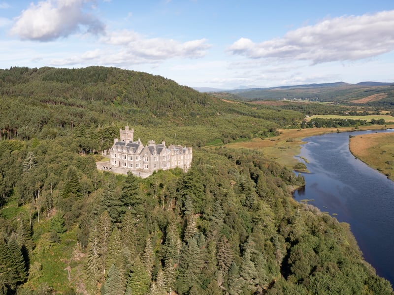 The 19-bedroom castle has come back on the market for a guide price of £5 million